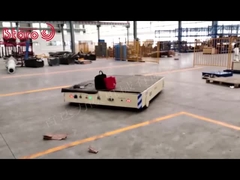 8 টন স্টেইনলেস স্টীল প্ল্যাটফর্ম বৈদ্যুতিক কার্ট পরিবহন টুল উপাদান স্থানান্তর ট্রলি