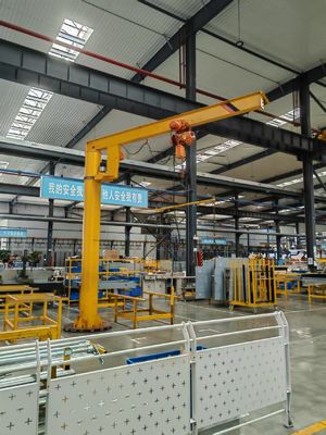 কঠিন কাজের পরিবেশে 500-1000 কেজি উত্তোলন ক্ষমতা এবং 0.8-8 মি/মিনিট উত্তোলন গতির জন্য A5 শ্রেণী জিব ক্রেন উত্তোলনকারী