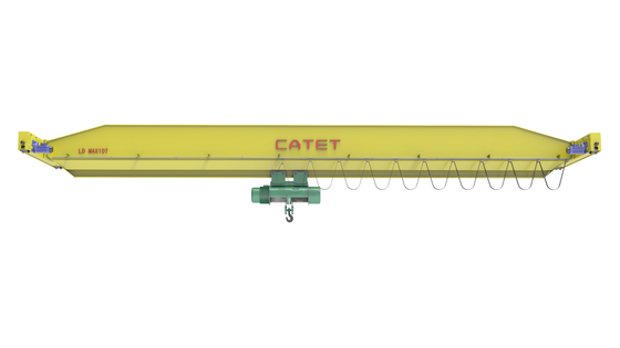 Versatile Overhead Crane with 1-10t Capacity and 6-30m Lifting Height for Various Applications