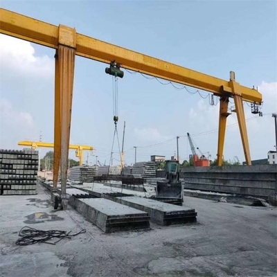 কাস্টমাইজড ডিজাইন স্প্যান ১৫ মিটার সিঙ্গল গিয়ার গ্যান্ট্রি ক্রেন ১০ টন ১৫ টন ইন্ডাস্ট্রিয়াল কারখানার জন্য